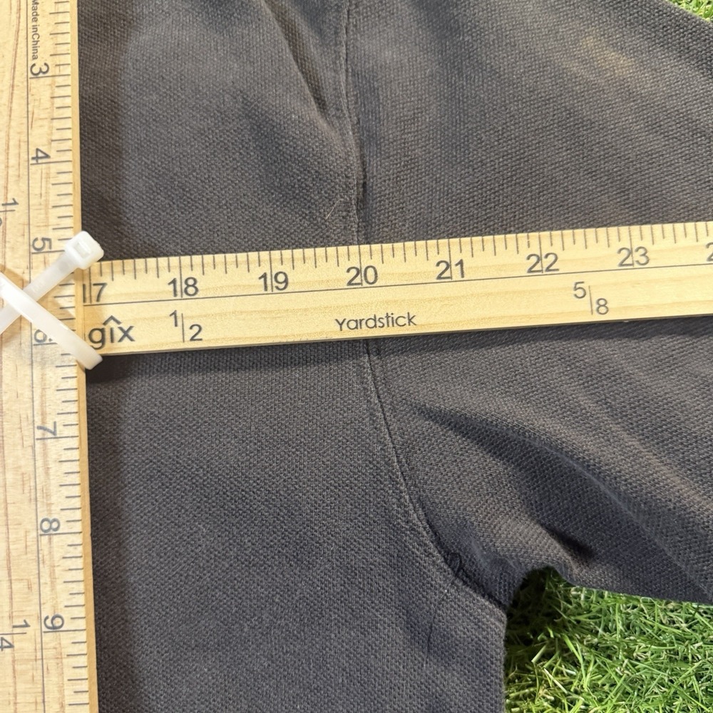Tommy Hilfiger Mens Regular Fit Short Sleeve Cotton Polo Shirt Black Sz XL Logo - Picture 5 of 7